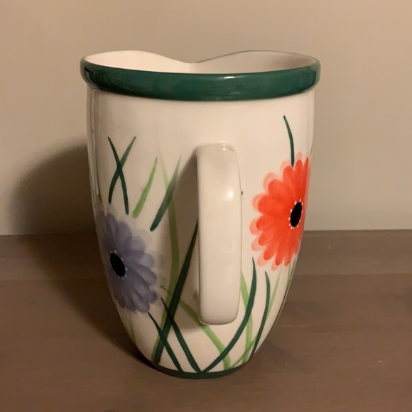 Starbucks “Barista” Large Cream and Multicoloured Floral Ceramic Pitcher - Picture 5 of 6